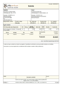 Infocentrum Számlázó