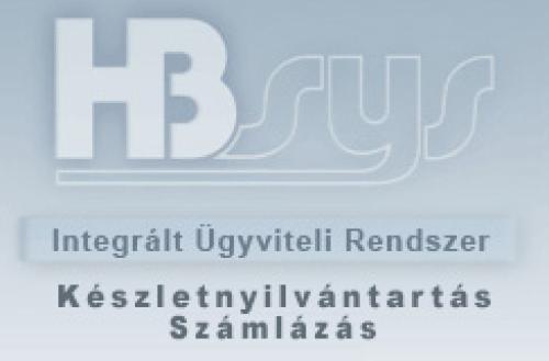 HBSys Készlet és Számlázás